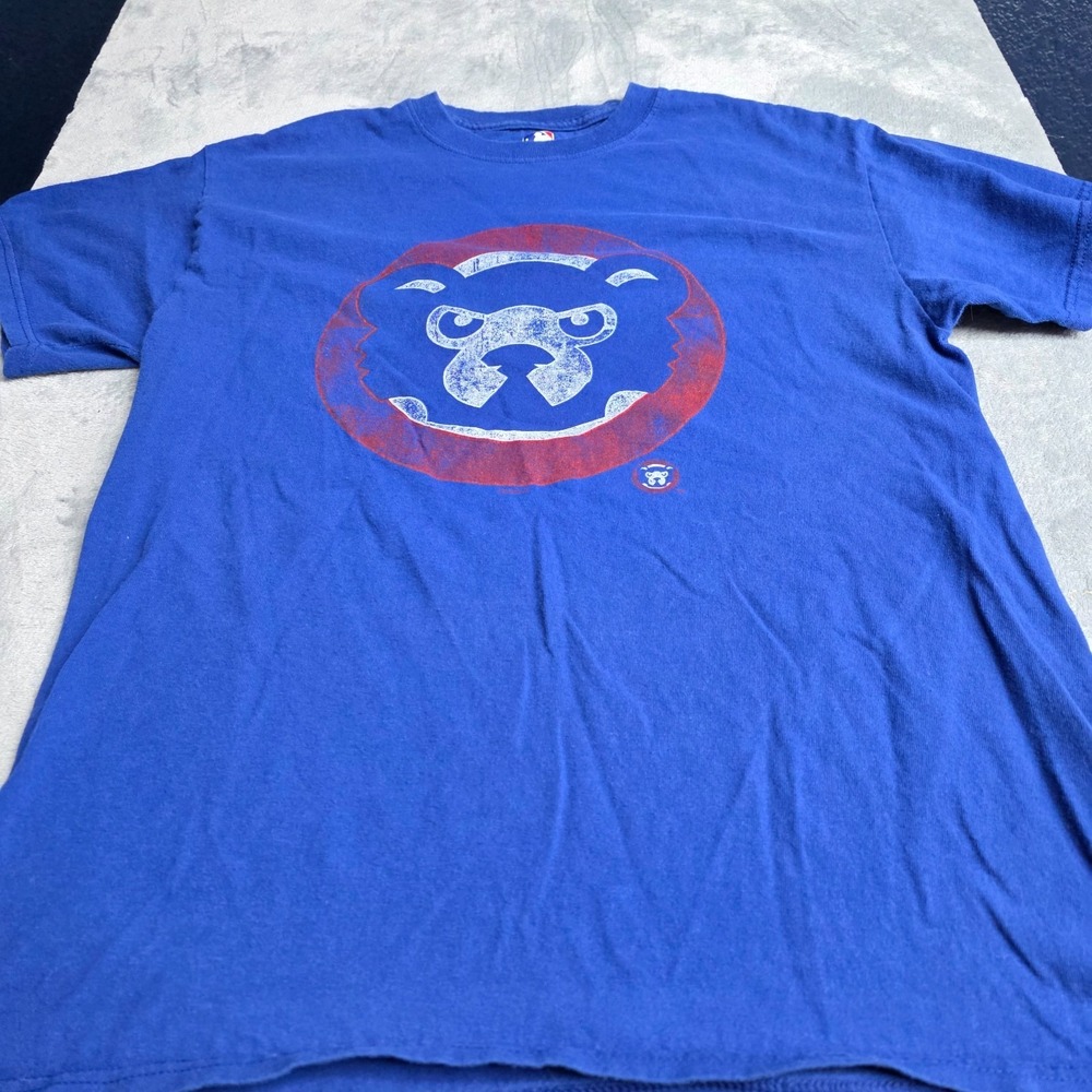 Adult Chicago‎ Cubs-Bear Logo T-Shirt /MLB- SZ M